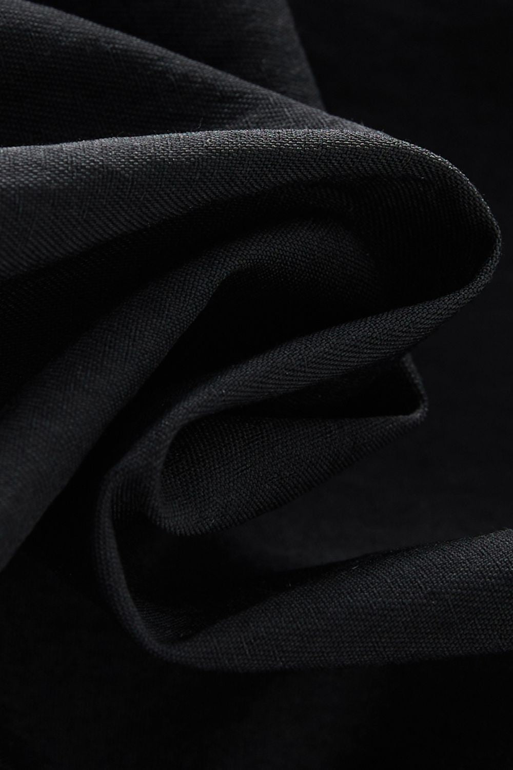 Close-up of black fabric texture